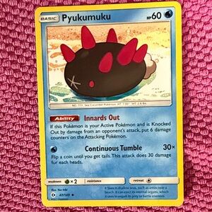 Pokemon Pyukumuku Card - Sun and Moon